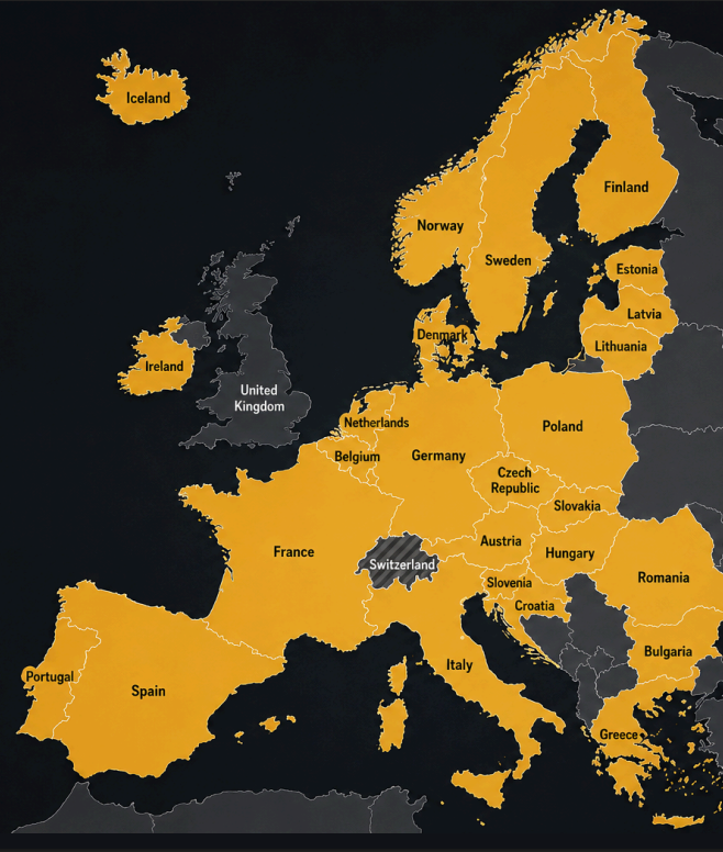 A Webon Consulting európai toborzási lefedettsége